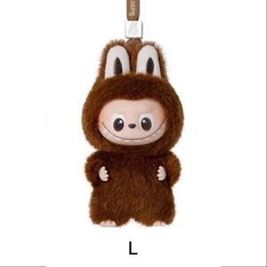 Letter "L" Pin For Love Labubu Mini Plush Pendant (A-M)